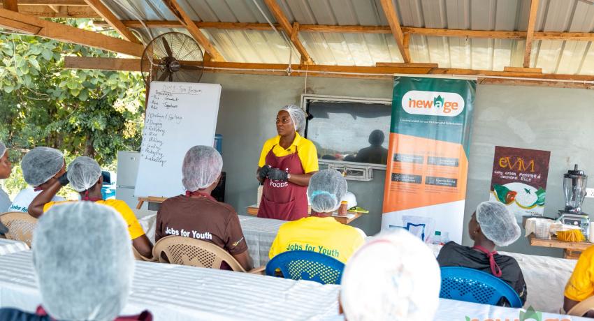 19 Young Women Trained in Soy and Rice Processing Under HAPPY Program