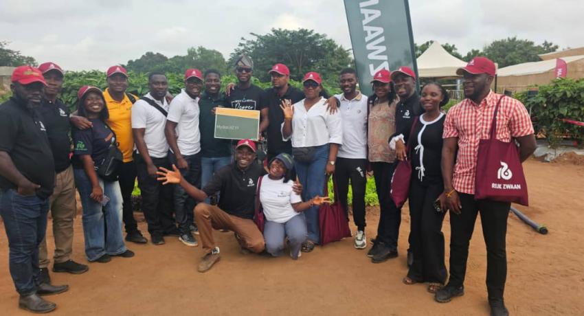 Fresh Logistics' Kelvin Essuman and Francis Tettey Participate in Rijk Zwaan West African Field Days in Benin