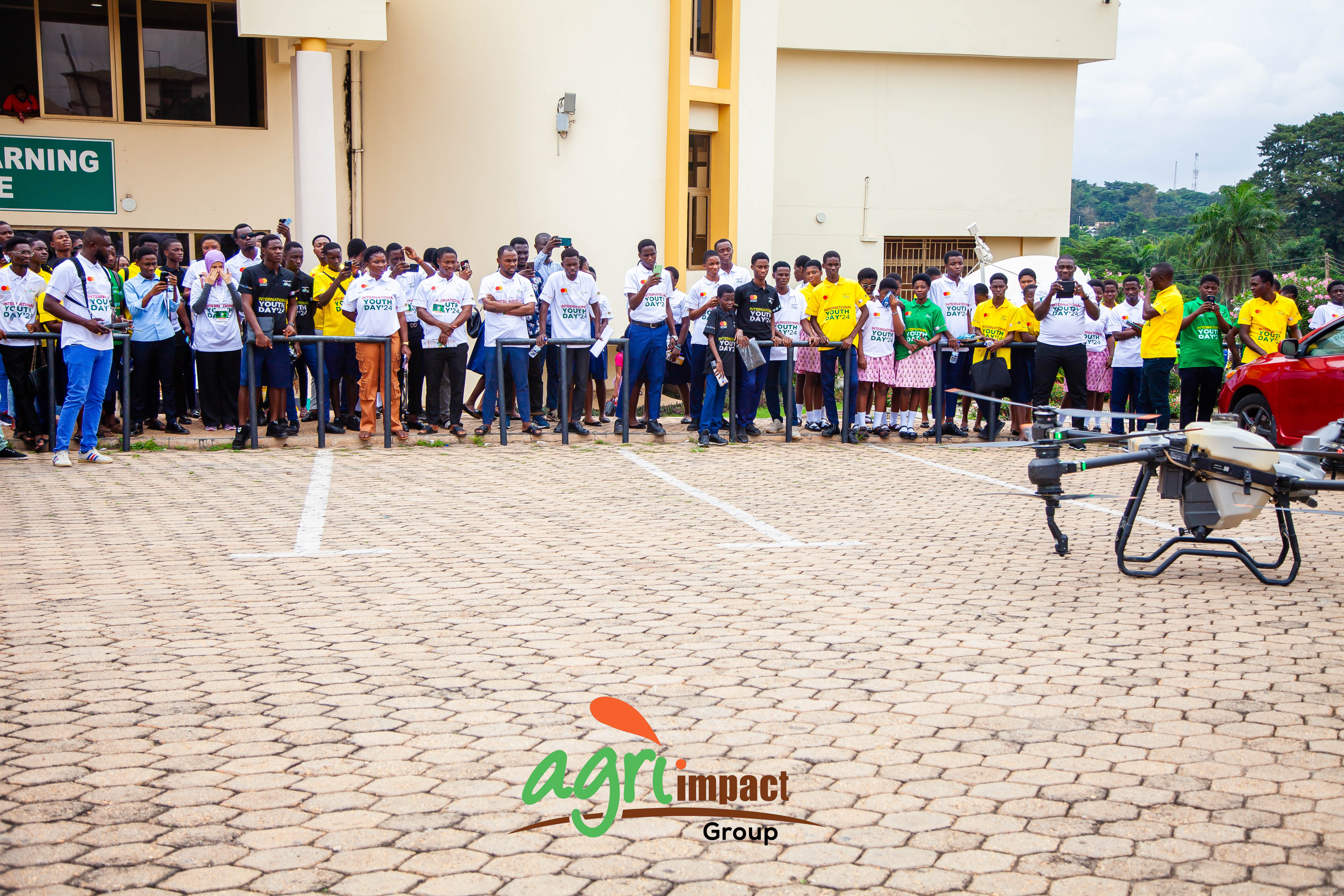 Agriculture drone display session