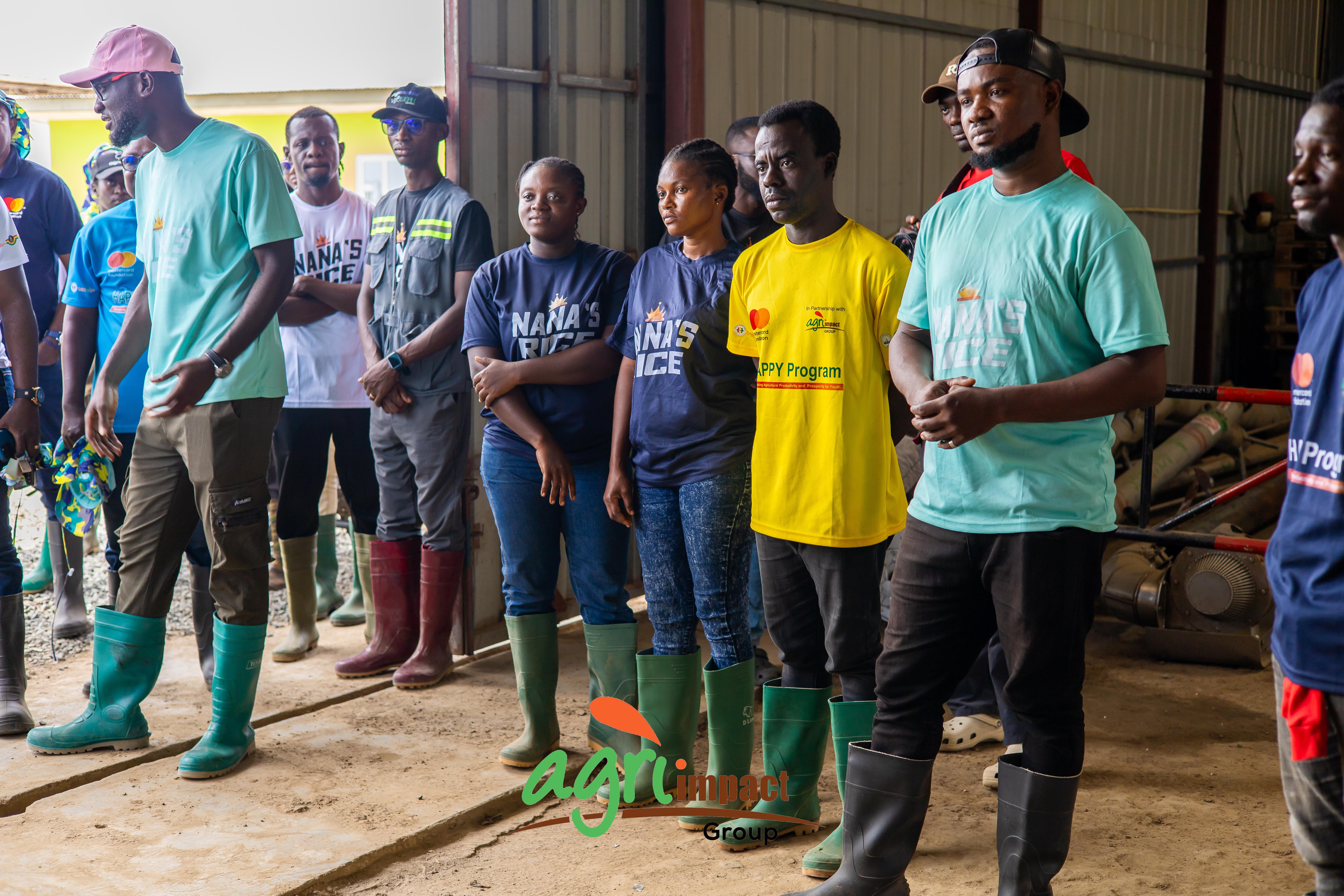 Mastercard Foundation and Agri-Impact Limited tour HAPPY Project sites