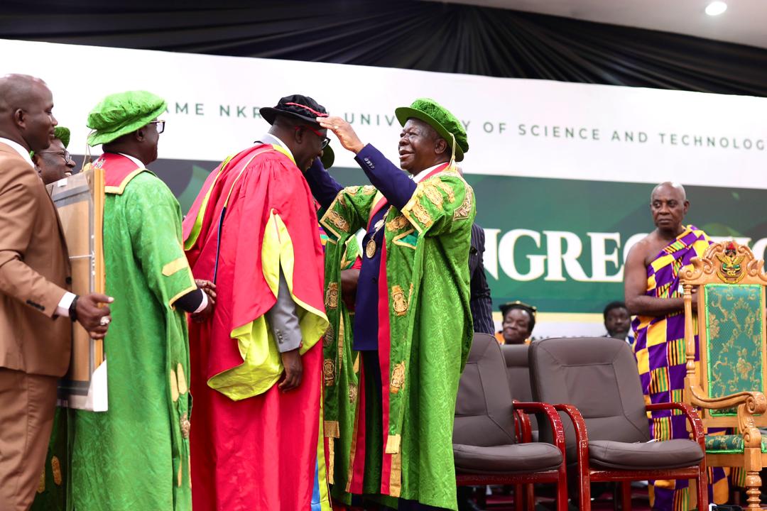 KNUST confers Honorary Doctorate on Agri-Impact CEO Daniel Fahene Acquaye