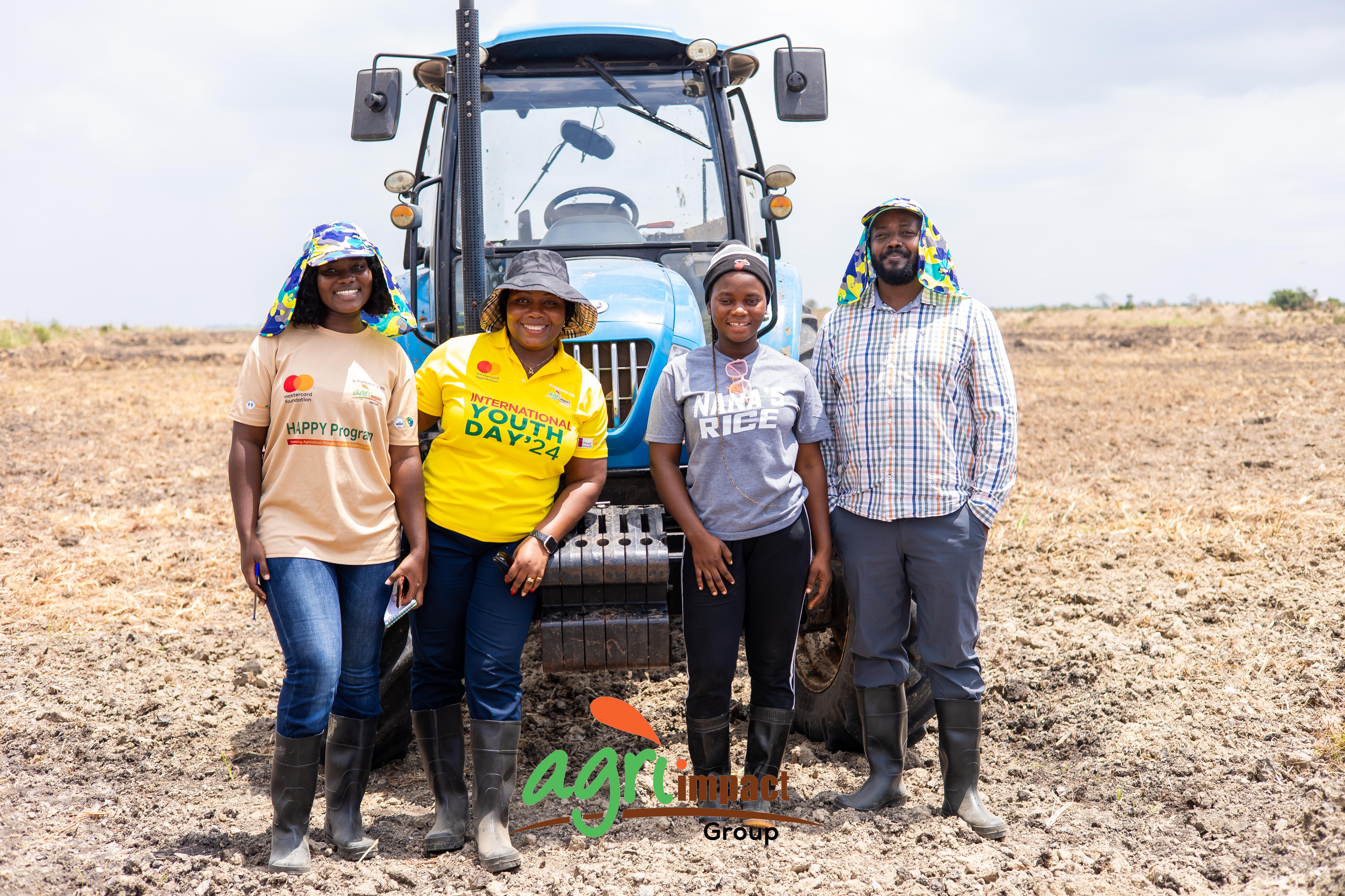 Mastercard Foundation and Agri-Impact Limited tour HAPPY Project sites