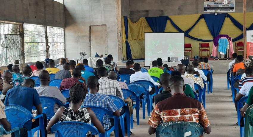 Farmer trainings at Tain