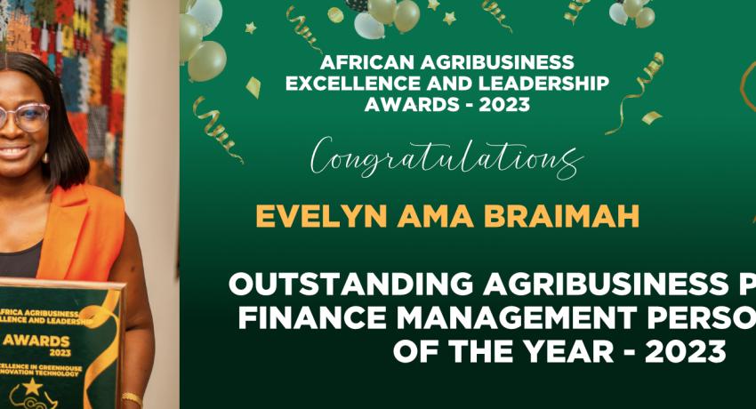 Outstanding Agribusiness Project Finance Management Personality of the year - 2023