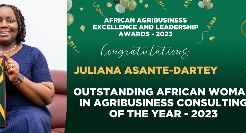 Outstanding African Woman in Agribusiness Consulting of the year - 2023