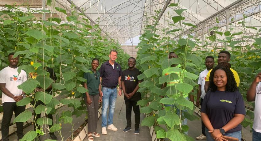 Dutch agribusiness giants visit Fresh Logistics’ greenhouses, strengthen ties