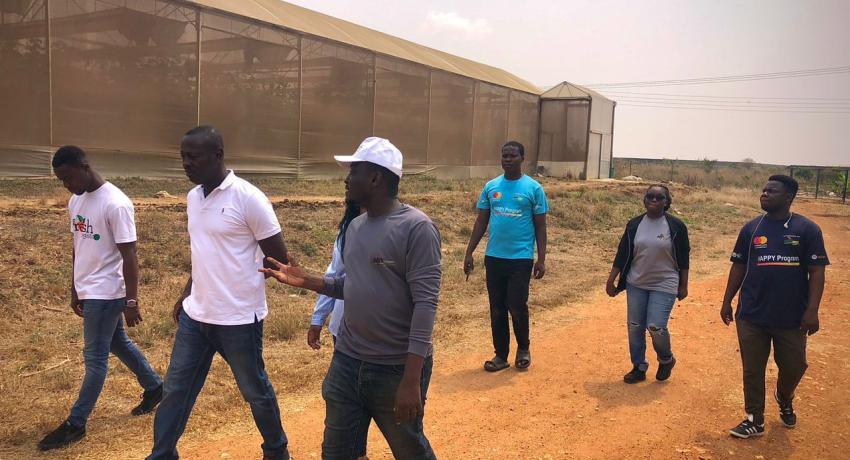 2022 National Best Farmer Visits Fresh Logistics’ Greenhouses at Dawhenya