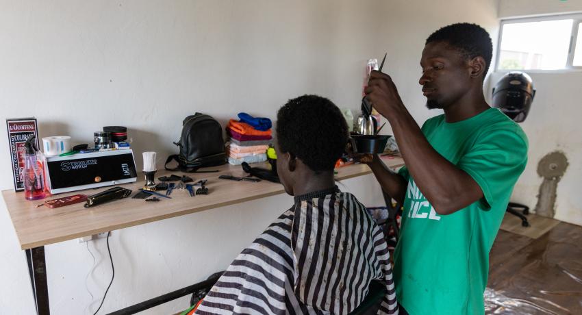 More Than a Barber: Umar Yakubu's Path to Dignity and Purpose through HAPPY Program