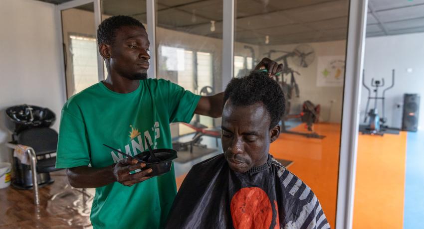More Than a Barber: Umar Yakubu's Path to Dignity and Purpose through HAPPY Program