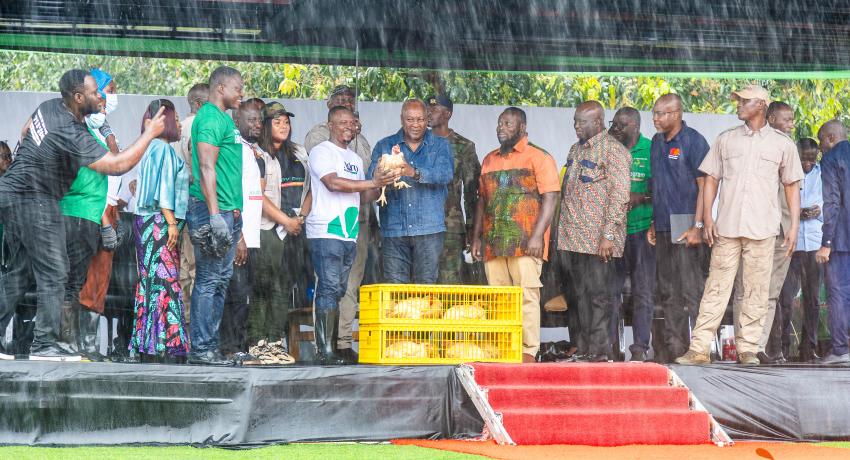 *President Mahama Visits NSA Poultry Farm at Papao [Photos]*
