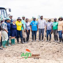 Mastercard Foundation and Agri-Impact Limited tour HAPPY Project sites